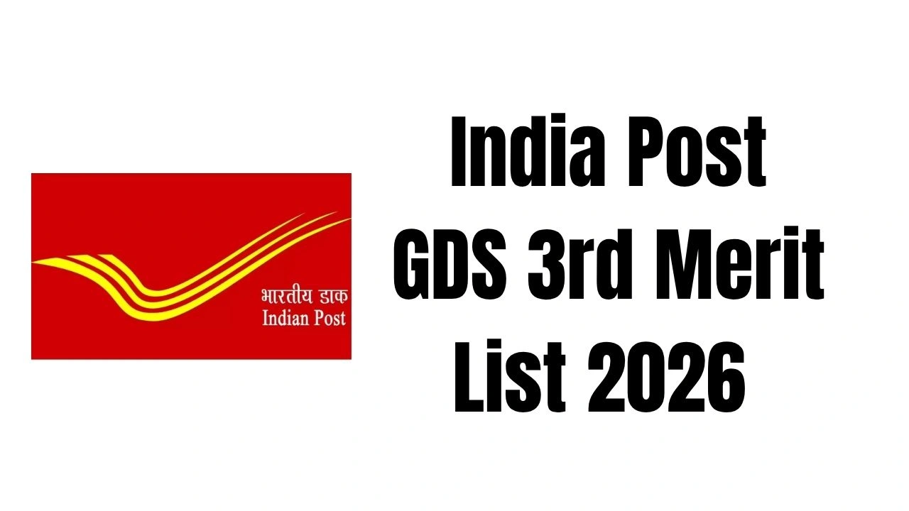 India Post GDS 3rd Merit List 2026